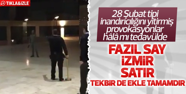 İzmir, Fazıl Say, satır, tekbir hepsi aynı haberde