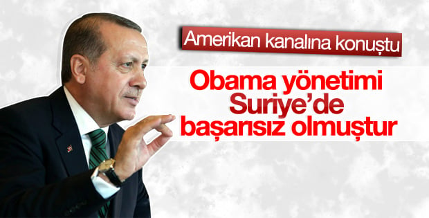 Cumhurbaşkanı Erdoğan Amerikan CBS kanalına konuştu