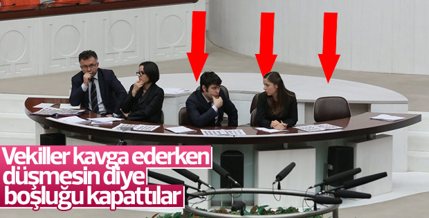 TBMM Genel Kurulu'nda kavga önlemi