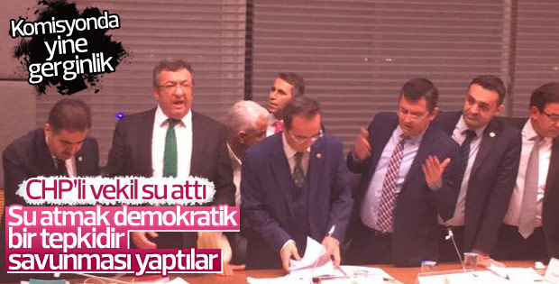 Anayasa Komisyonunda yine gerginlik çıktı