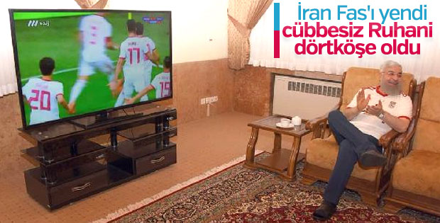 Ruhani, galibiyetin keyfini böyle çıkardı