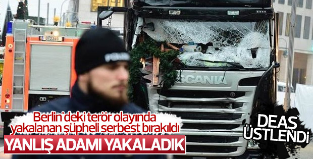 Berlin'deki TIR dehşetinde şüpheli serbest bırakıldı