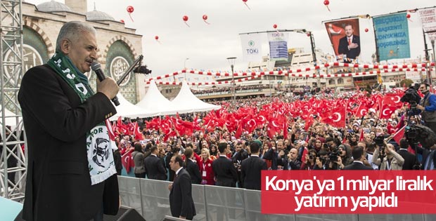 Konya'ya 1 milyar liralık yatırım yapıldı