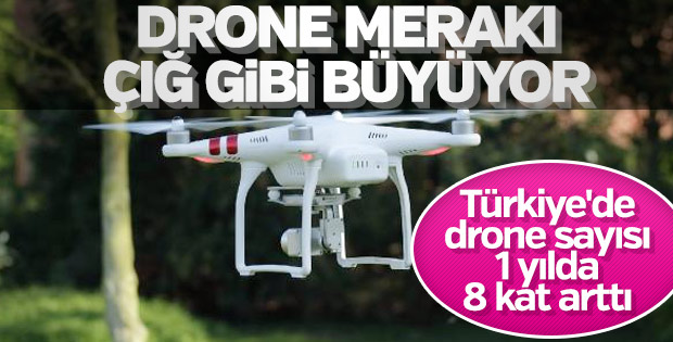 Türklerin drone merakı artıyor
