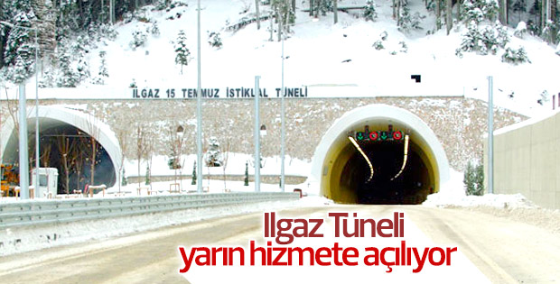 Ilgaz Tüneli yarın açılıyor