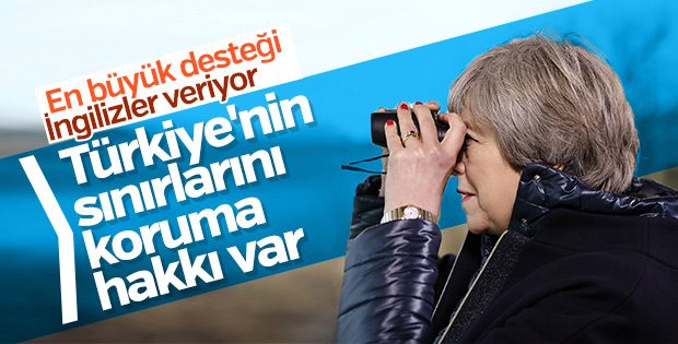 İngiltere'den Zeytin Dalı Harekatı'na destek