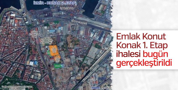 Emlak Konut Konak 1. Etap ihalesi bugün gerçekleştirildi