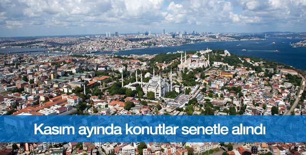 Kasım ayında konutlar senetle alındı