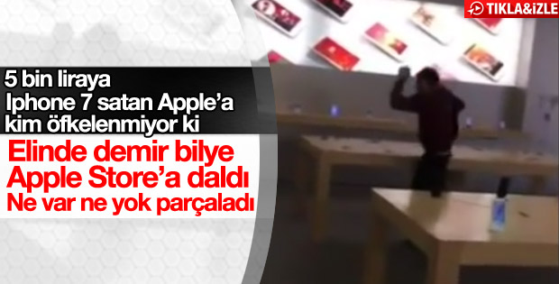 Apple'a sinirlenip mağazayı dağıttı