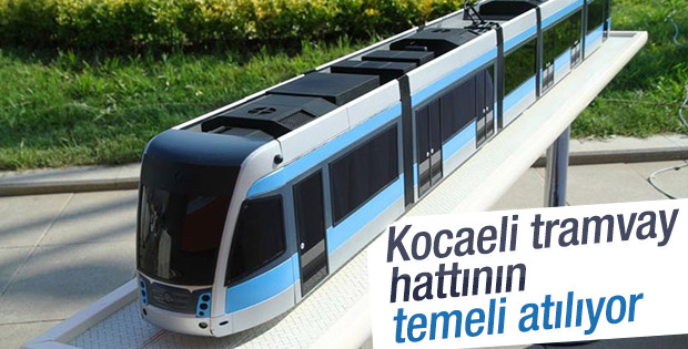 Kocaeli tramvay hattının temeli 19 Ekim'de atılıyor