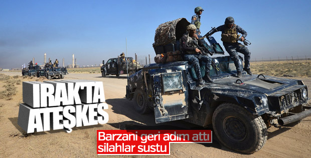 Irak Ordusu ve Peşmerge ateşkes konusunda anlaştı
