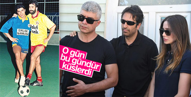 Özcan Deniz ve Mahsun Kırmızıgül cenazede barıştı