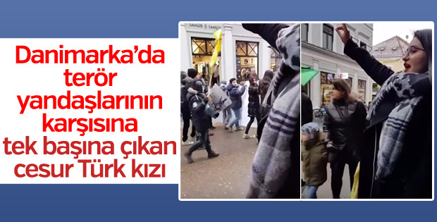 Danimarka'da PKK yandaşlarına Türk tokadı