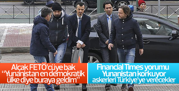 Yunanistan'a kaçan darbeci asker Financial Times'a konuştu