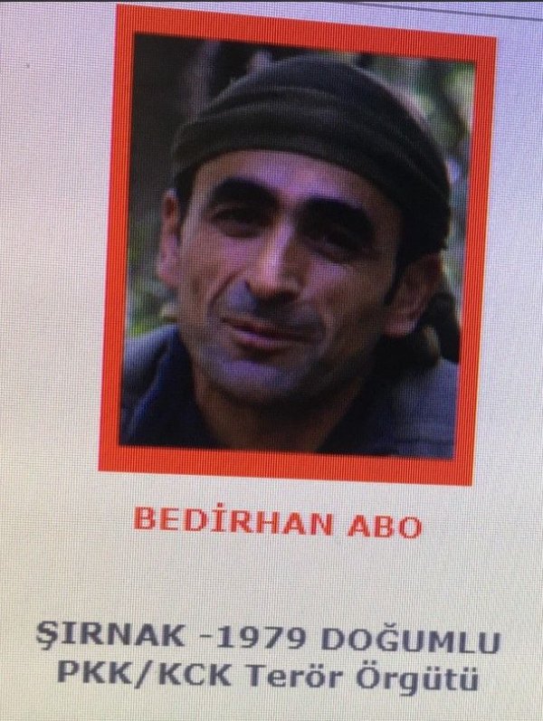 KÄ±rmÄ±zÄ± listedeki terÃ¶rist Ã¶ldÃ¼rÃ¼ldÃ¼