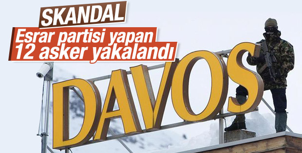 Davos'taki 12 İsviçre askeri kokain kullandı