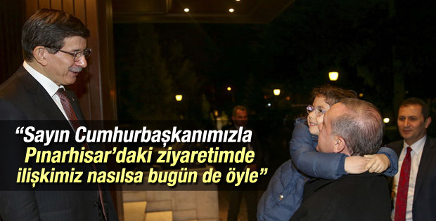 Davutoğlu Cumhurbaşkanı Erdoğan ile görüşmesini anlattı