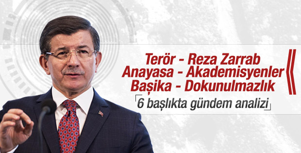 Davutoğlu'ndan gündeme dair 6 konuda açıklamalar