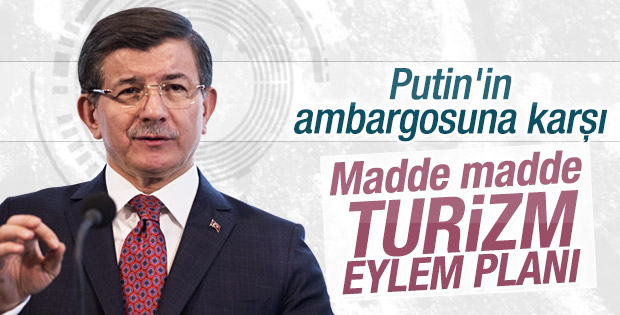 Başbakan Davutoğlu 2016 Turizm Eylem Planı'nı açıkladı