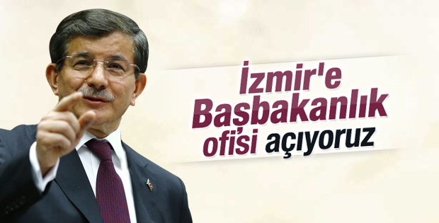 Başbakan Davutoğlu İzmir'de