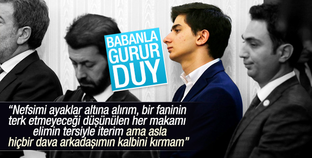 Başbakan Davutoğlu'nun oğlu da toplantıdaydı