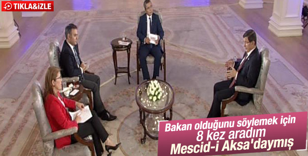 Davutoğlu'nun 8 kez aradığı bakan