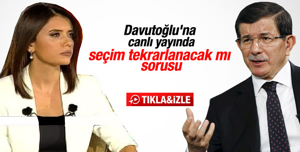 Davutoğlu 3. seçim iddiasını değerlendirdi