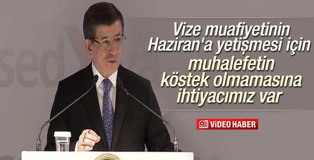Başbakan Davutoğlu YASED resepsiyonunda konuştu