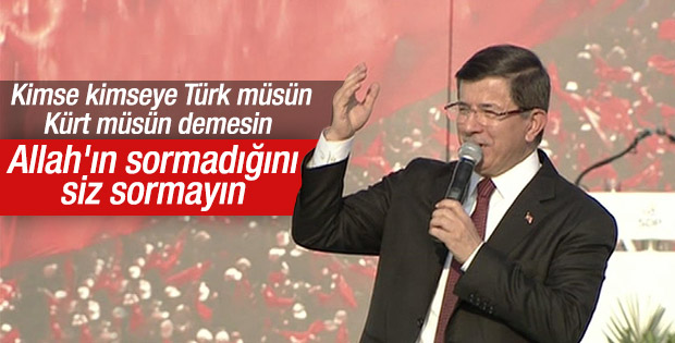Başbakan Davutoğlu'nun Yenikapı konuşması