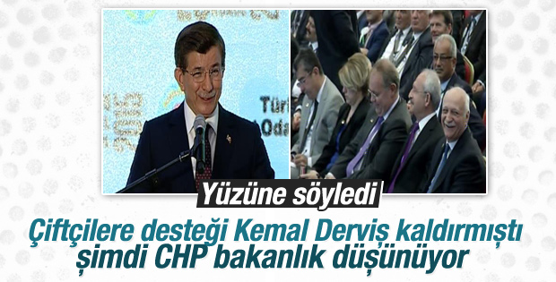 Başbakan Davutoğlu'nun TZOB konuşması