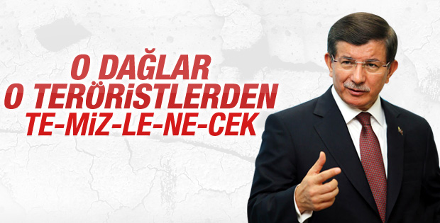 Davutoğlu Dağlıca'daki saldırıyla ilgili açıklama yaptı