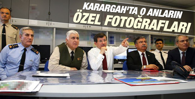 Başbakan Davutoğlu Şah Fırat Operasyonu'nu bizzat izledi