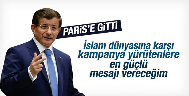 Başbakan Davutoğlu'ndan Paris ziyareti öncesi açıklama İZLE