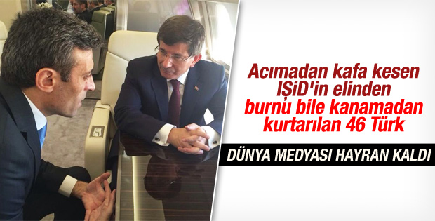 Serbest kalan Türkler dünya basınında yankılandı