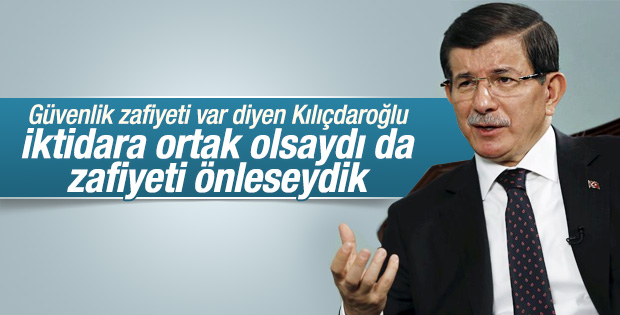 Davutoğlu'ndan Kılıçdaroğlu'nun eleştirilerine yanıt