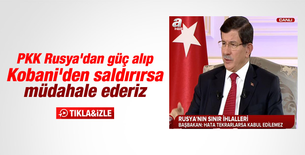 Davutoğlu A Haber-ATV ortak yayınında konuştu
