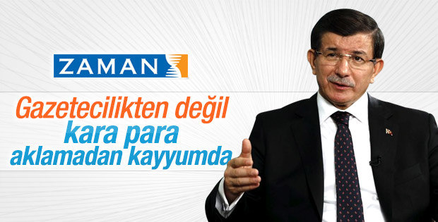 Davutoğlu: Zaman'da kara para aklama iddiası var
