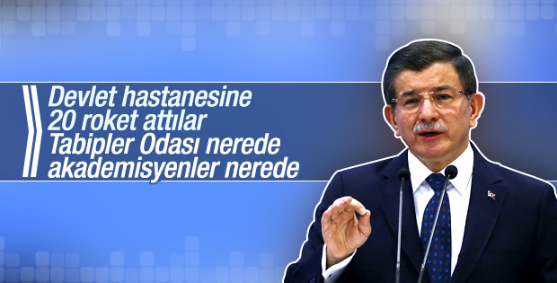 Başbakan Davutoğlu Tabipler Odası'na seslendi