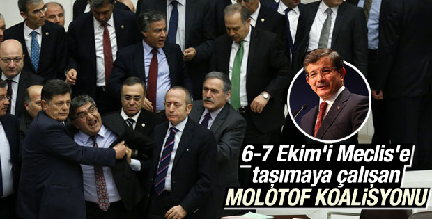 Başbakan Davutoğlu Meclis'teki kavgayı değerlendirdi