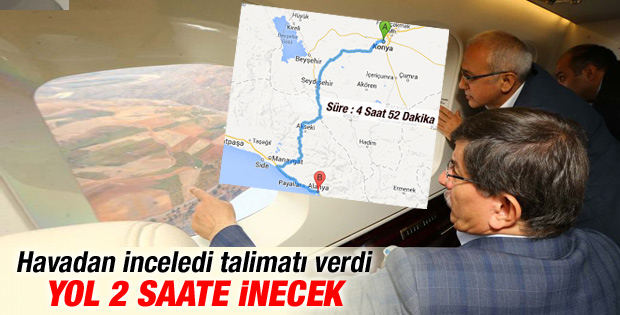Davutoğlu'ndan Konya'da yol müjdesi İZLE