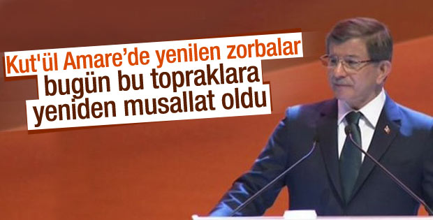 Davutoğlu: Kut'ül Amare büyük bir zaferdir