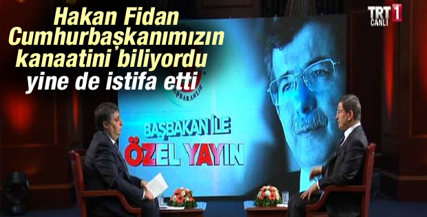 Başbakan Ahmet Davutoğlu TRT Haber'de