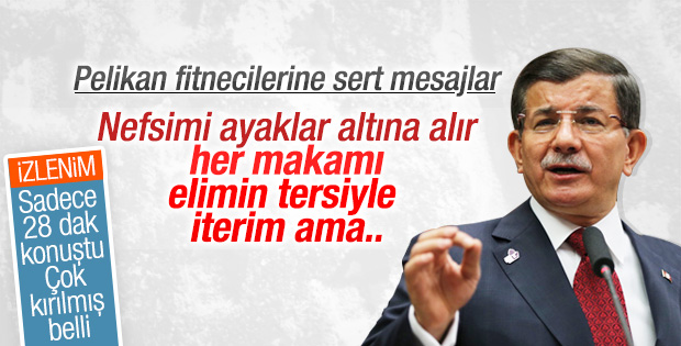 Davutoğlu 'pelikan' iddialarına sert çıktı
