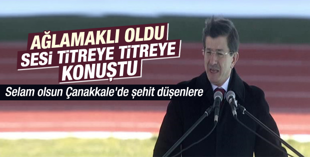 Davutoğlu'nun Çanakkale töreni konuşması