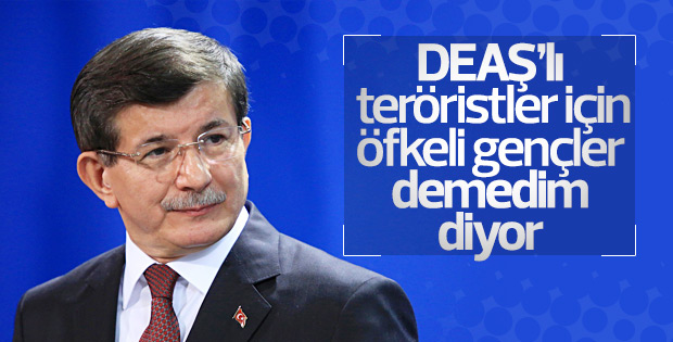 Davutoğlu'ndan 'DEAŞ'lı öfkeli çocuklar' haberlerine tepki