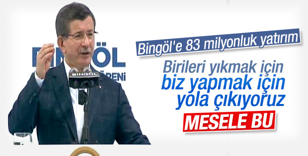 Başbakan Ahmet Davutoğlu'ndan açıklamalar