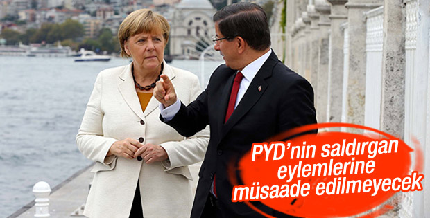 Davutoğlu: PYD'nin eylemlerine izin verilmeyecek