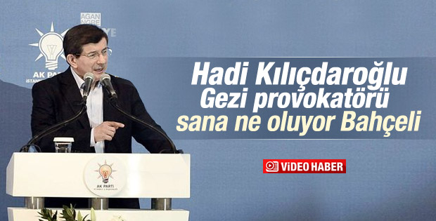 Davutoğlu'ndan Bahçeli ve Kılıçdaroğlu'na tepki