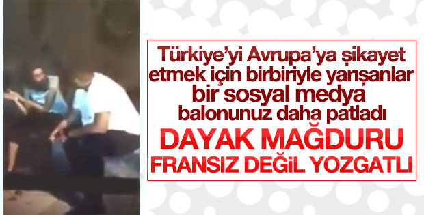 Fransıza dayakla bayrak öptürdüler yalanı