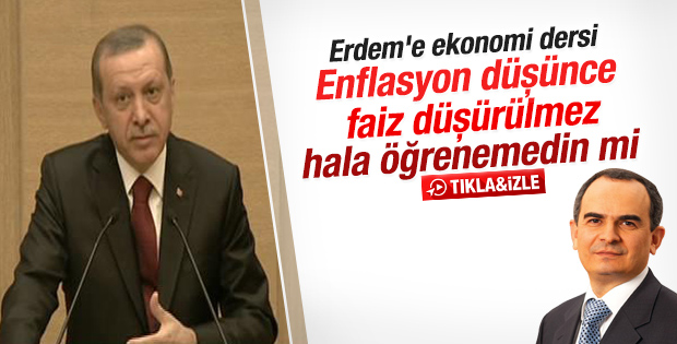 Erdoğan'dan Merkez Bankası'na faiz dersi
